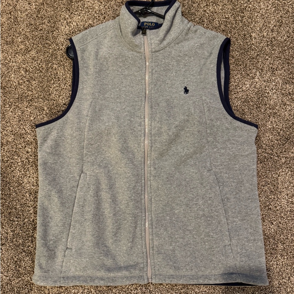 Polo by Ralph Lauren Light Gray Vest for Men BRAND NEW WITH TAG